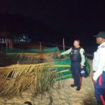 Funcionarios de PoliGuanta mantienen bajo supervisión nido de tortugas Cardón en playa Conoma